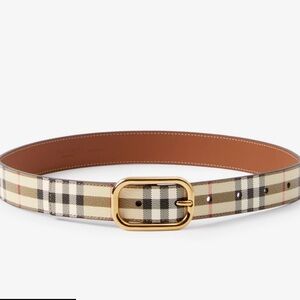 Burberry Check Belt